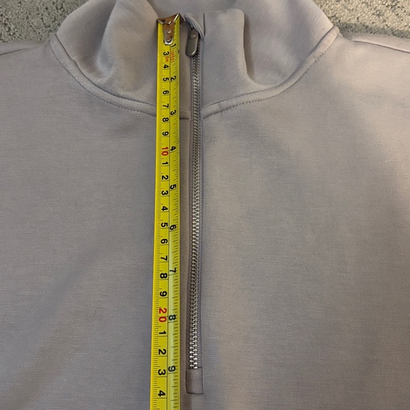 Apana Women's Light Gray Quarter-Zip Sweatshirt - Picture 6 of 7